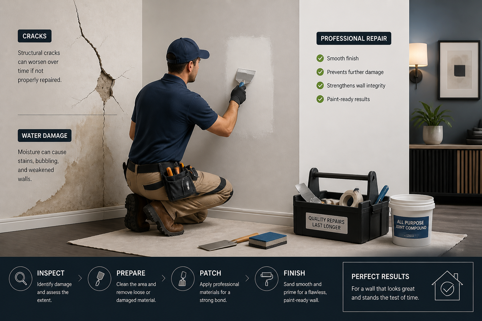 Expert Wall Repair and Installation Services – Trusted Wall Specialists Near You