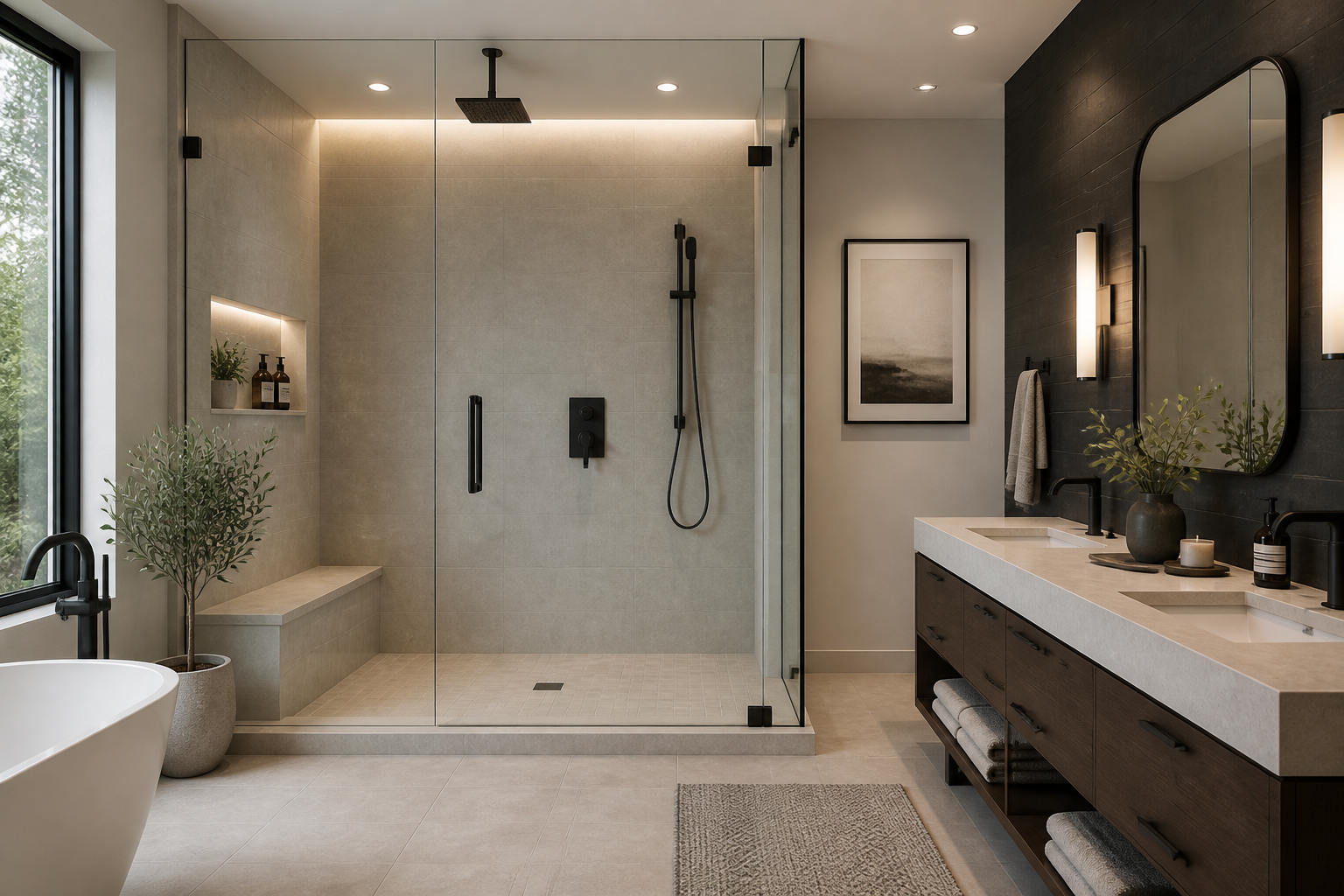 Upgrade Your Portland Bathroom Today with ORIWS’s Expert Remodeling & Frameless Shower Doors