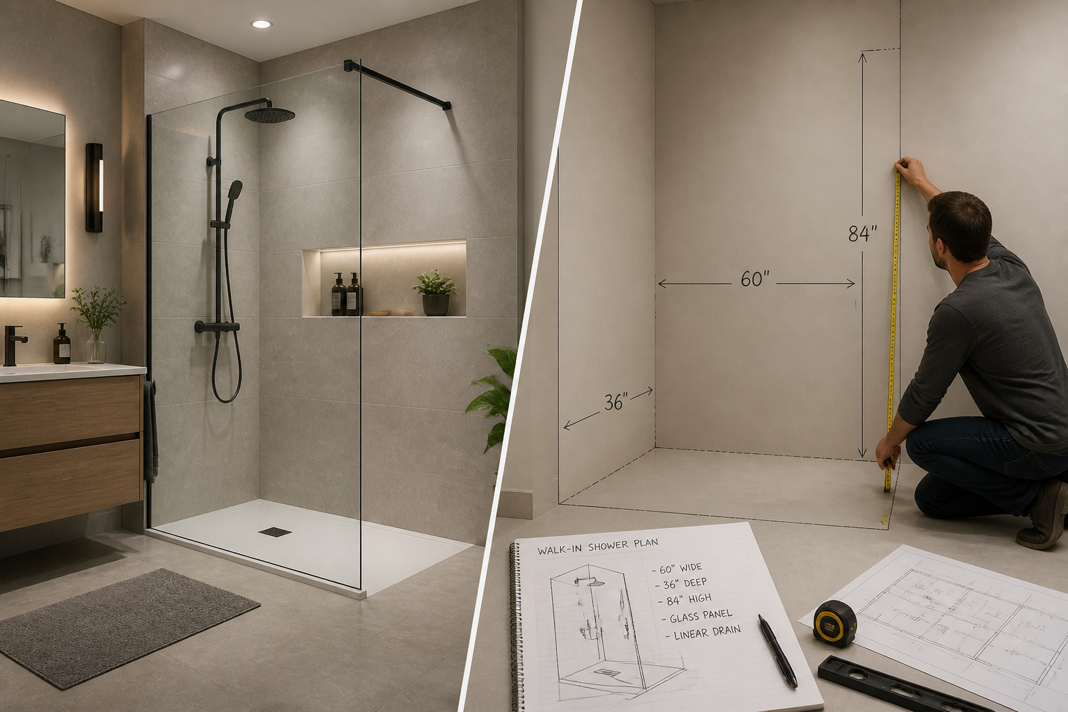Cost of Installing a Walk-In Shower: DIY vs Professional Options